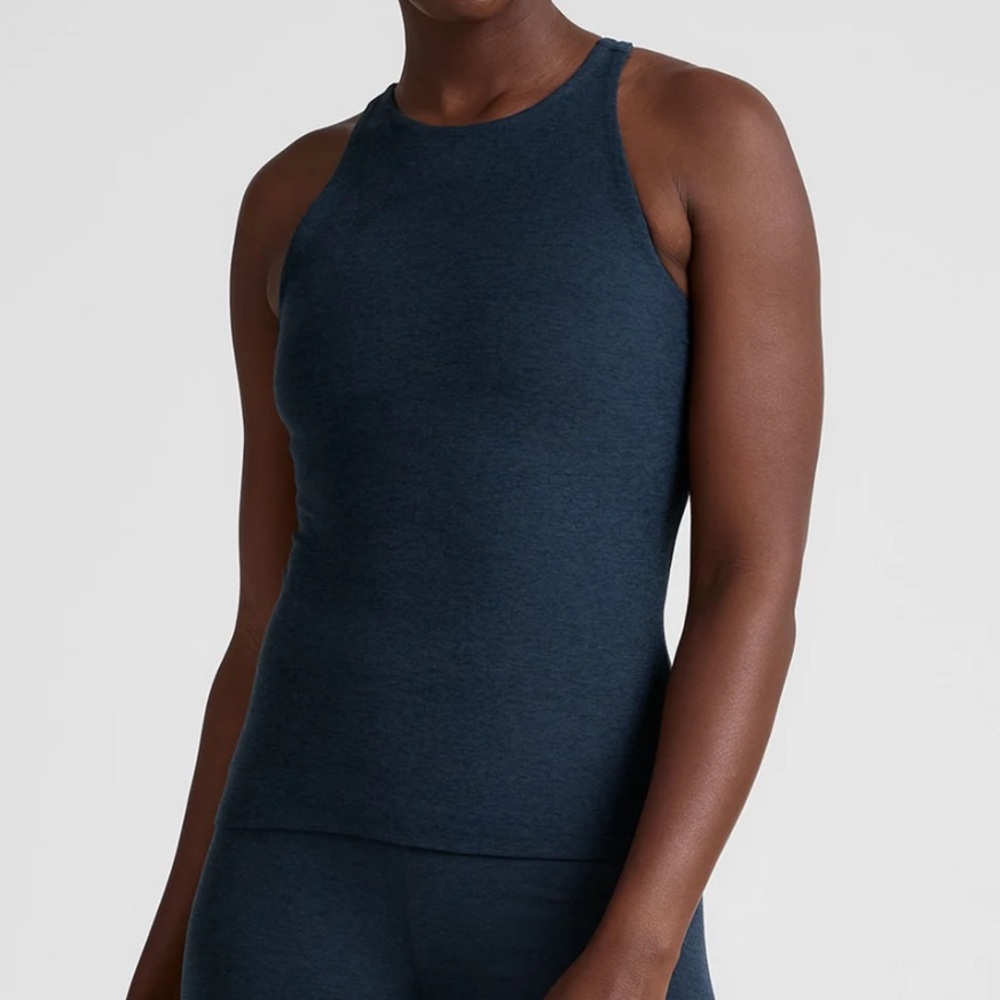 Beyond Yoga Navy Blue Top